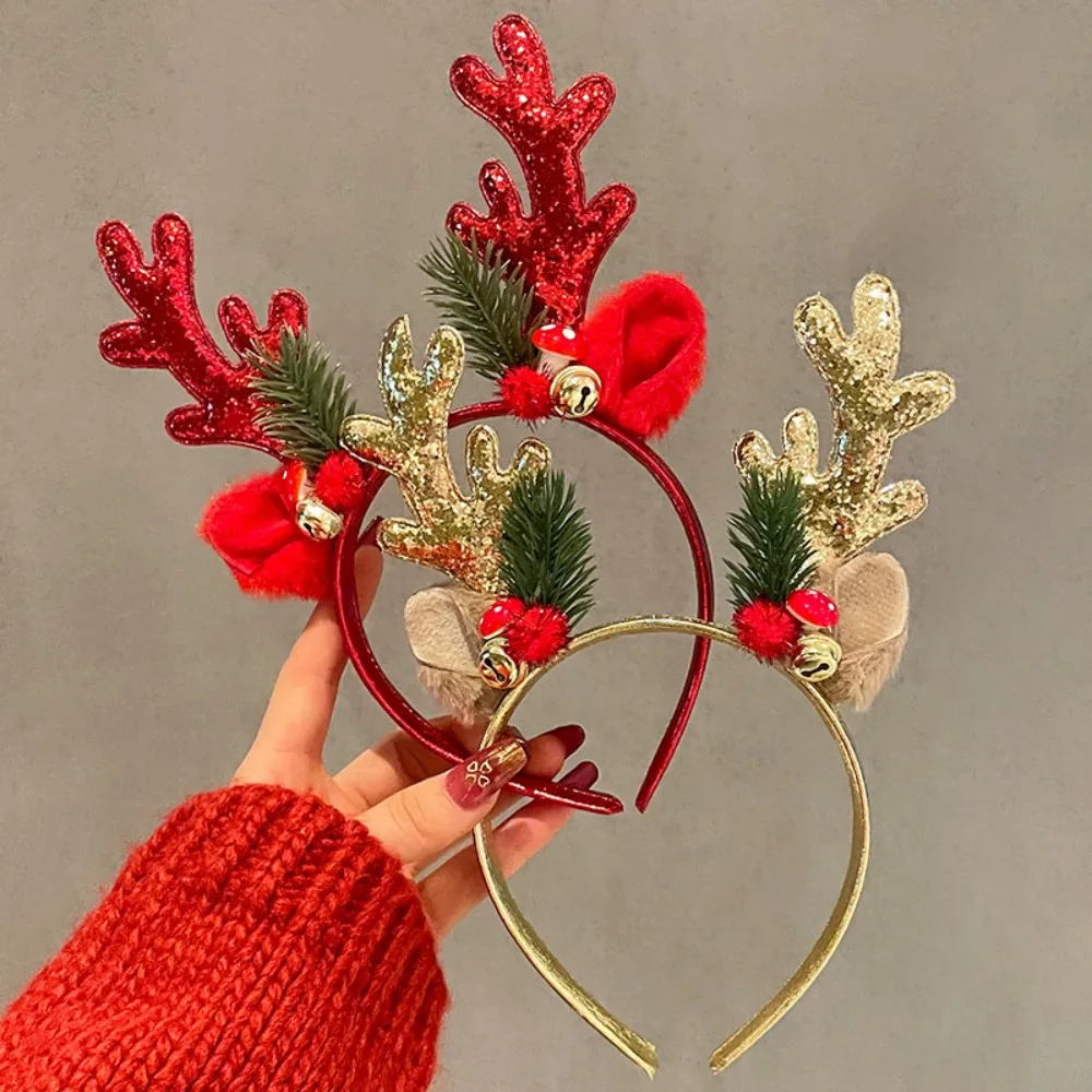 عيد الميلاد بريق قرون الغزلان  - مراجعة Reindeer Antlers Headband وسعره