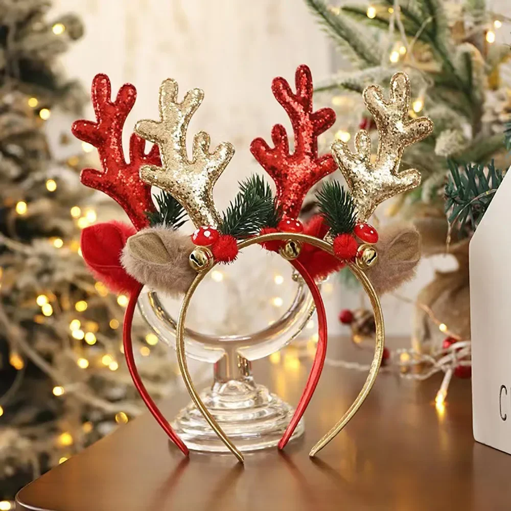 عيد الميلاد بريق قرون الغزلان  - مراجعة Reindeer Antlers Headband وسعره