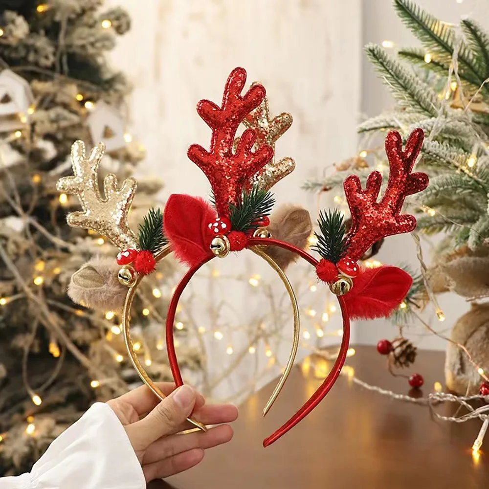 عيد الميلاد بريق قرون الغزلان  - مراجعة Reindeer Antlers Headband وسعره