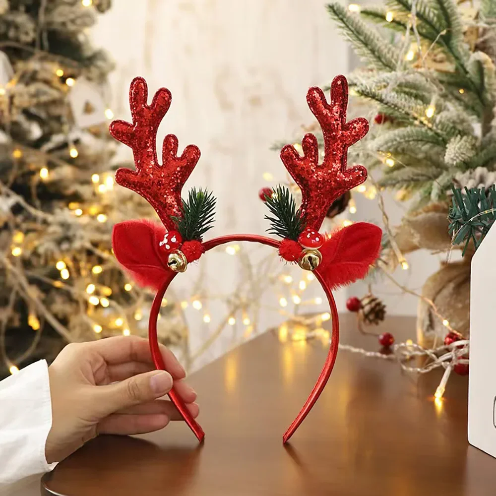 عيد الميلاد بريق قرون الغزلان  - مراجعة Reindeer Antlers Headband وسعره