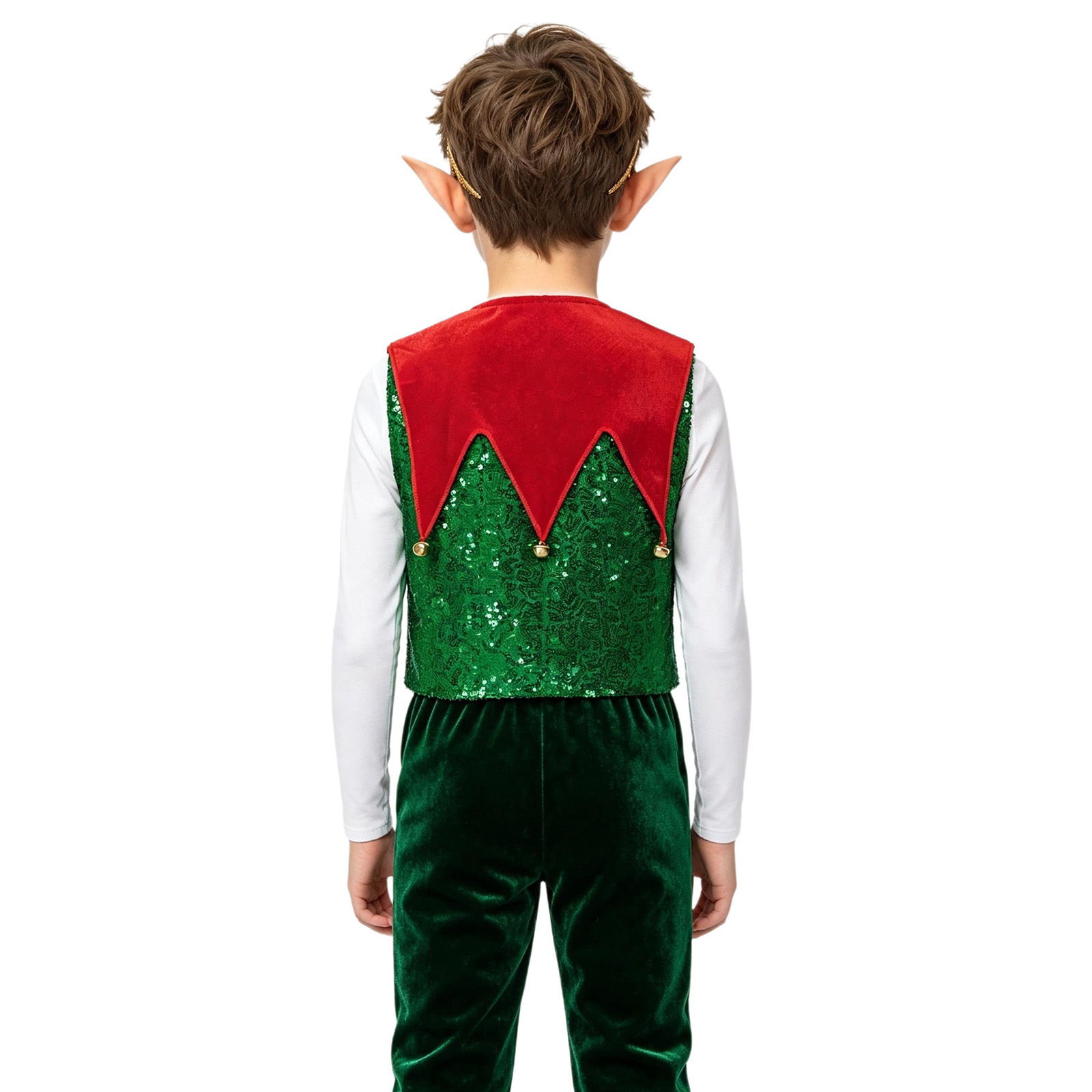 سترة أطفال للجنسين بتصميم قزم  - مراجعة Elf Costume Christmas وسعره