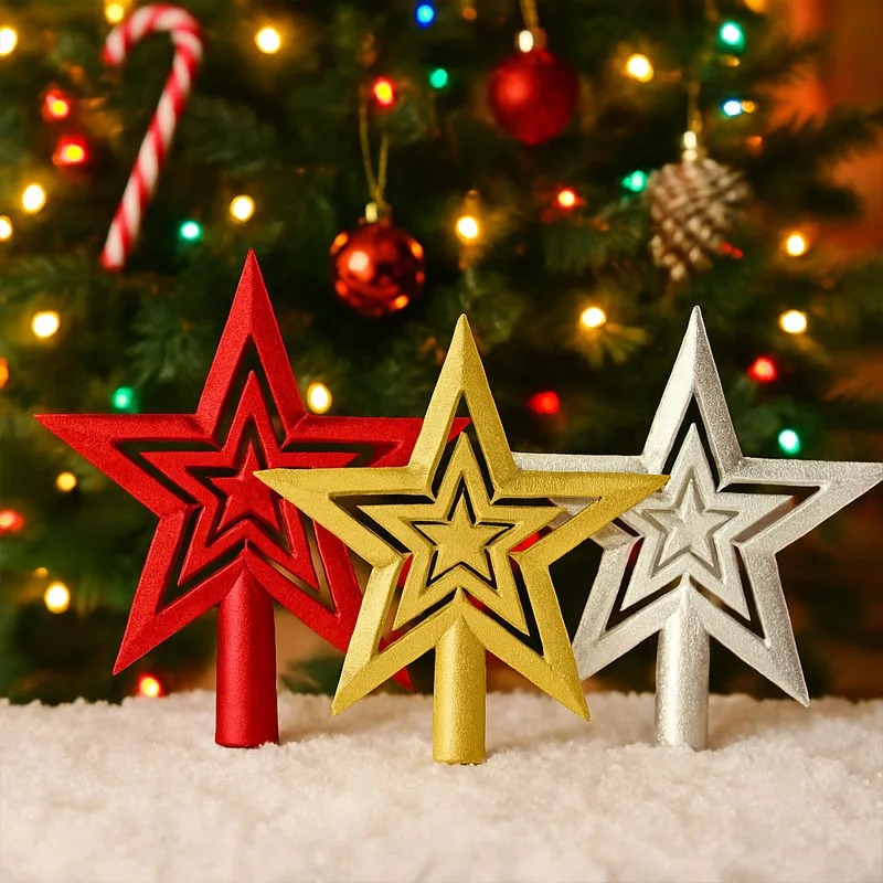 1-20 قطعة نجمة تزيينية لشجرة ع - مراجعة Star Tree Topper وسعره
