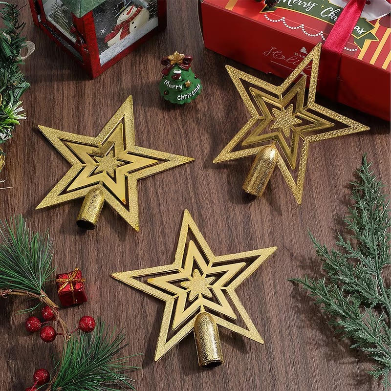 1-20 قطعة نجمة تزيينية لشجرة ع - مراجعة Star Tree Topper وسعره