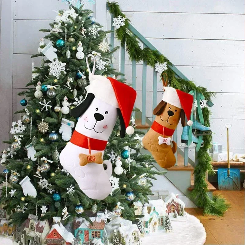 جوارب عيد الميلاد على شكل عظمي - مراجعة Christmas Stocking Hanging وسعره