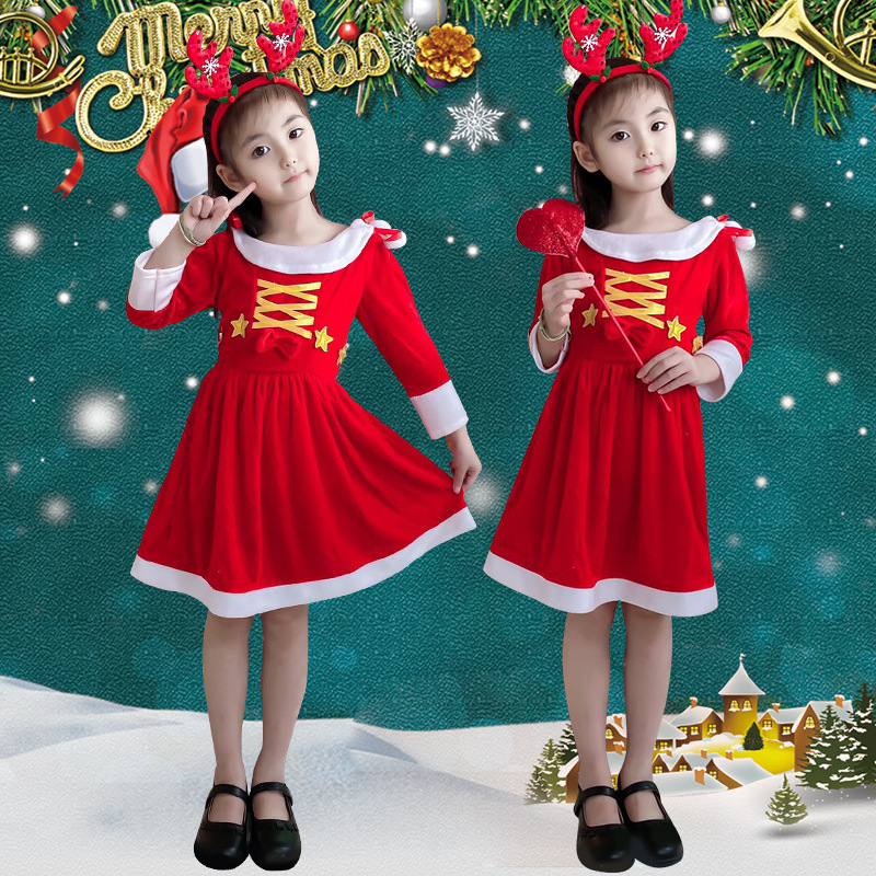 أحمر أخضر شجرة عيد الميلاد زي  - مراجعة Elf Costume Christmas وسعره