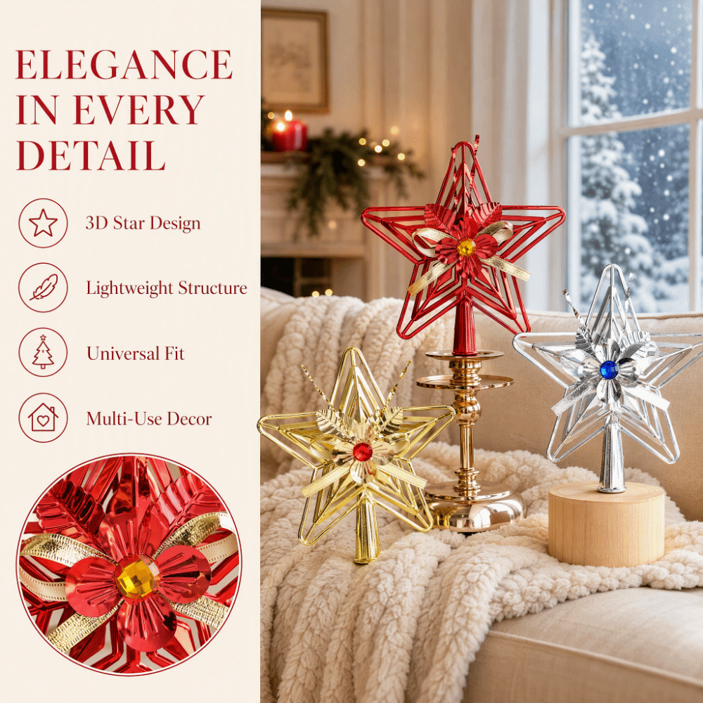 نجمة احتفالية بلاستيكية لتزيين - مراجعة Star Tree Topper وسعره
