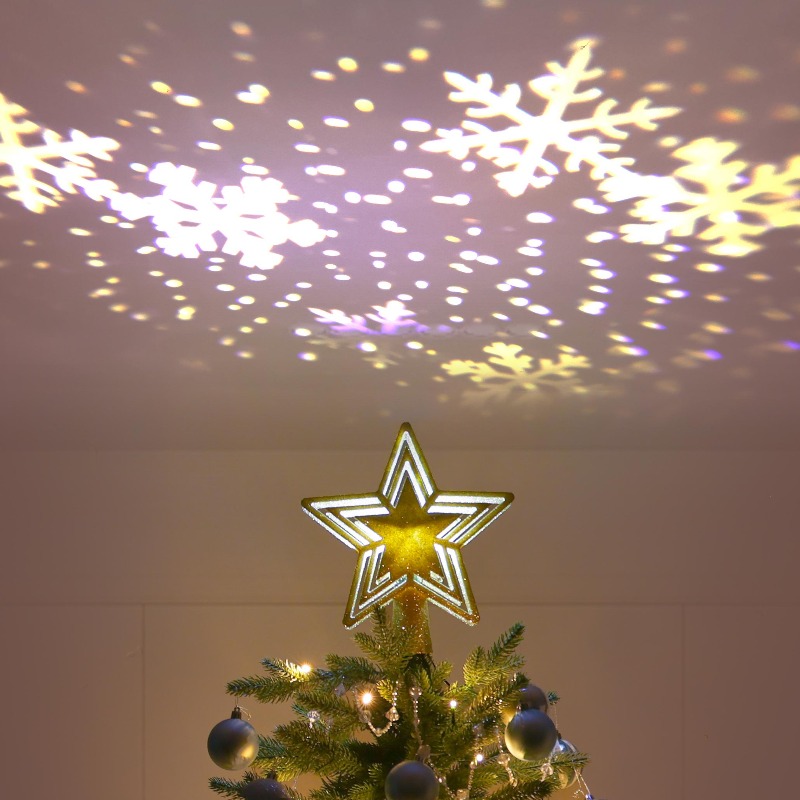 LED شجرة الإسقاط توبر ستار الذ - مراجعة Star Tree Topper وسعره