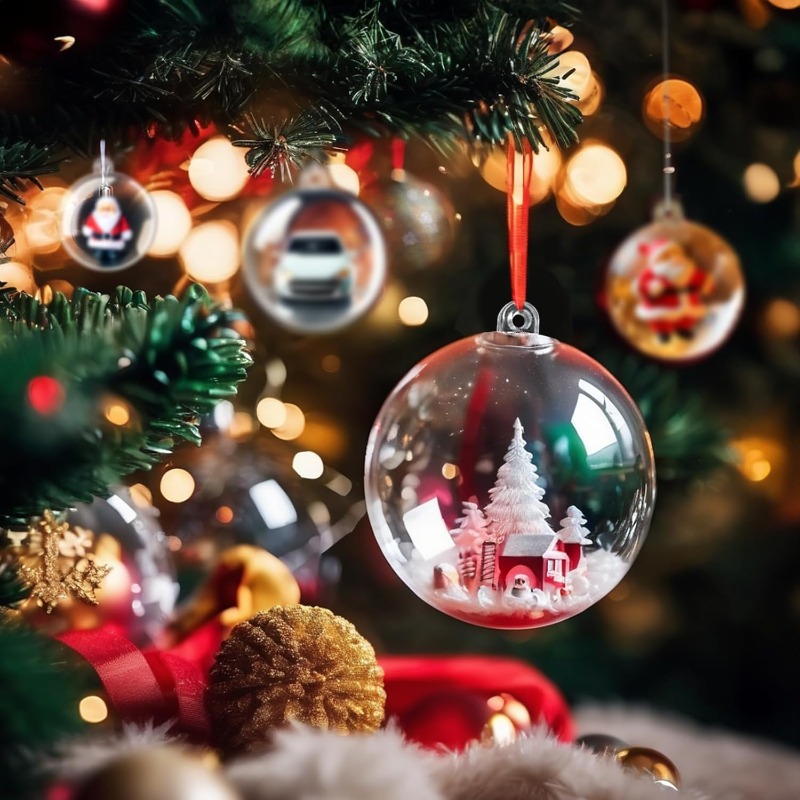 كرات عيد الميلاد الشفافة الفار - مراجعة Christmas Tree Artificial وسعره