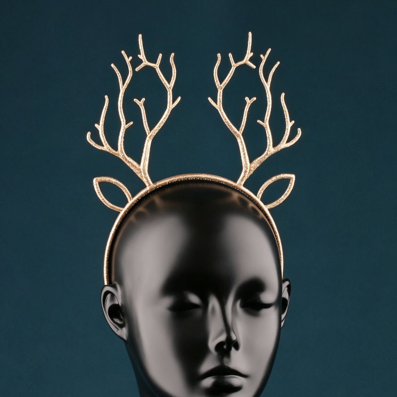 عصابة رأس مزينة بقرون الرنة ال - مراجعة Reindeer Antlers Headband وسعره