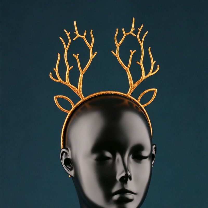 عصابة رأس مزينة بقرون الرنة ال - مراجعة Reindeer Antlers Headband وسعره