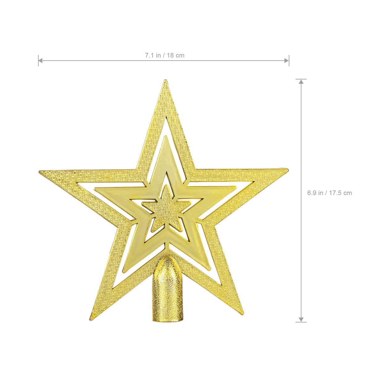زينة شجرة عيد الميلاد على شكل  - مراجعة Star Tree Topper وسعره