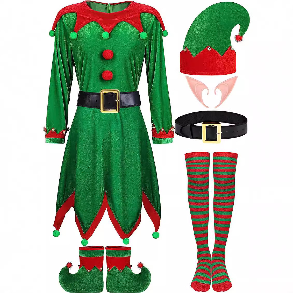 الكبار النساء عيد الميلاد سانت - مراجعة Elf Costume Christmas وسعره
