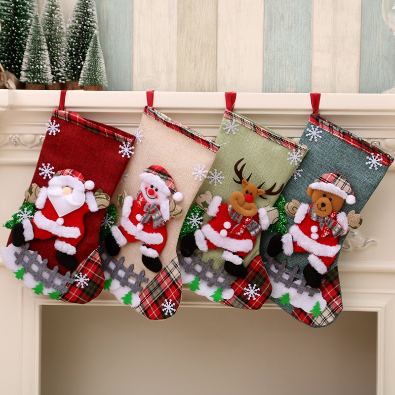 31 سنتيمتر جوارب عيد الميلاد ا - مراجعة Christmas Stocking Hanging وسعره