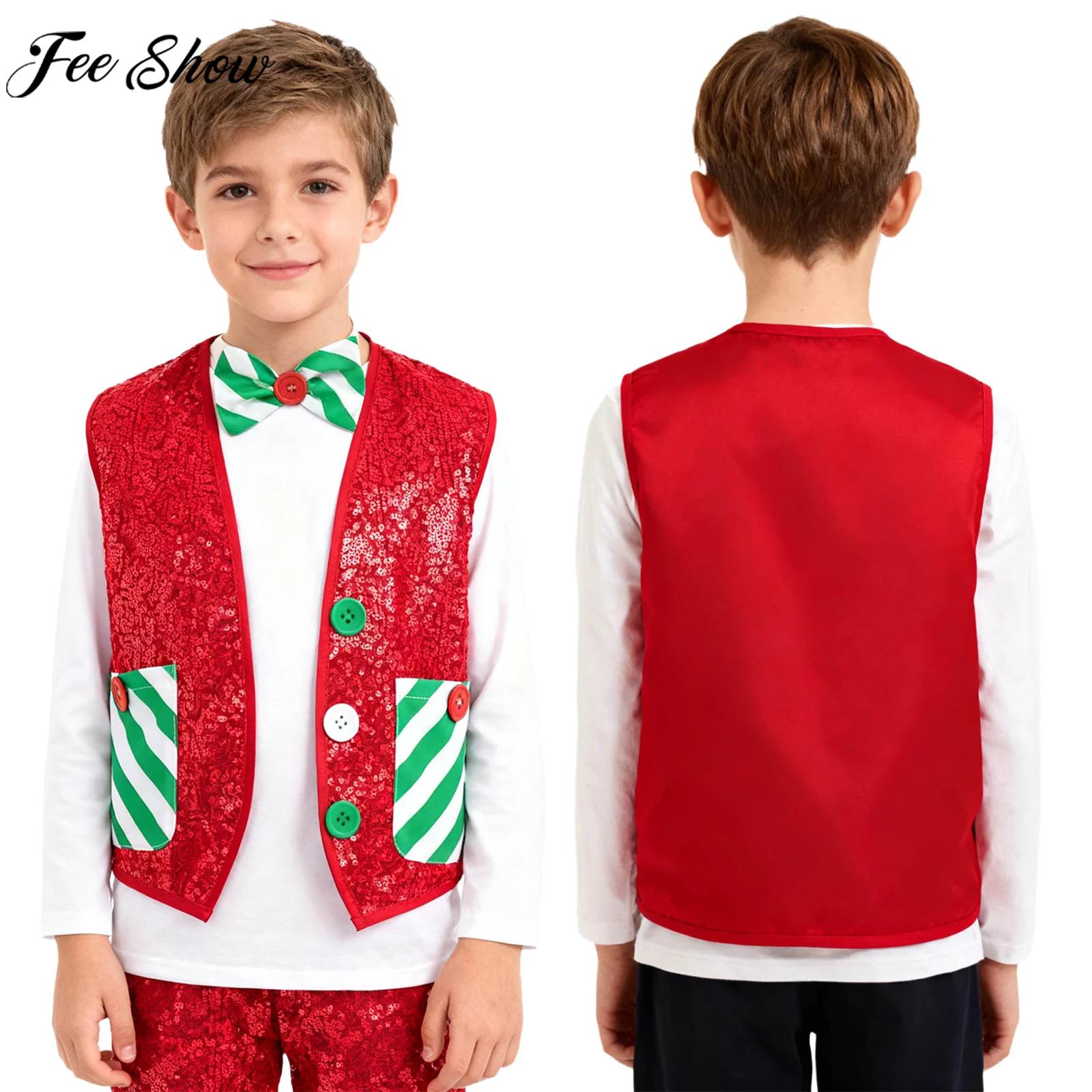 الفتيان الفتيات حفلة عيد الميل - مراجعة Elf Costume Christmas وسعره