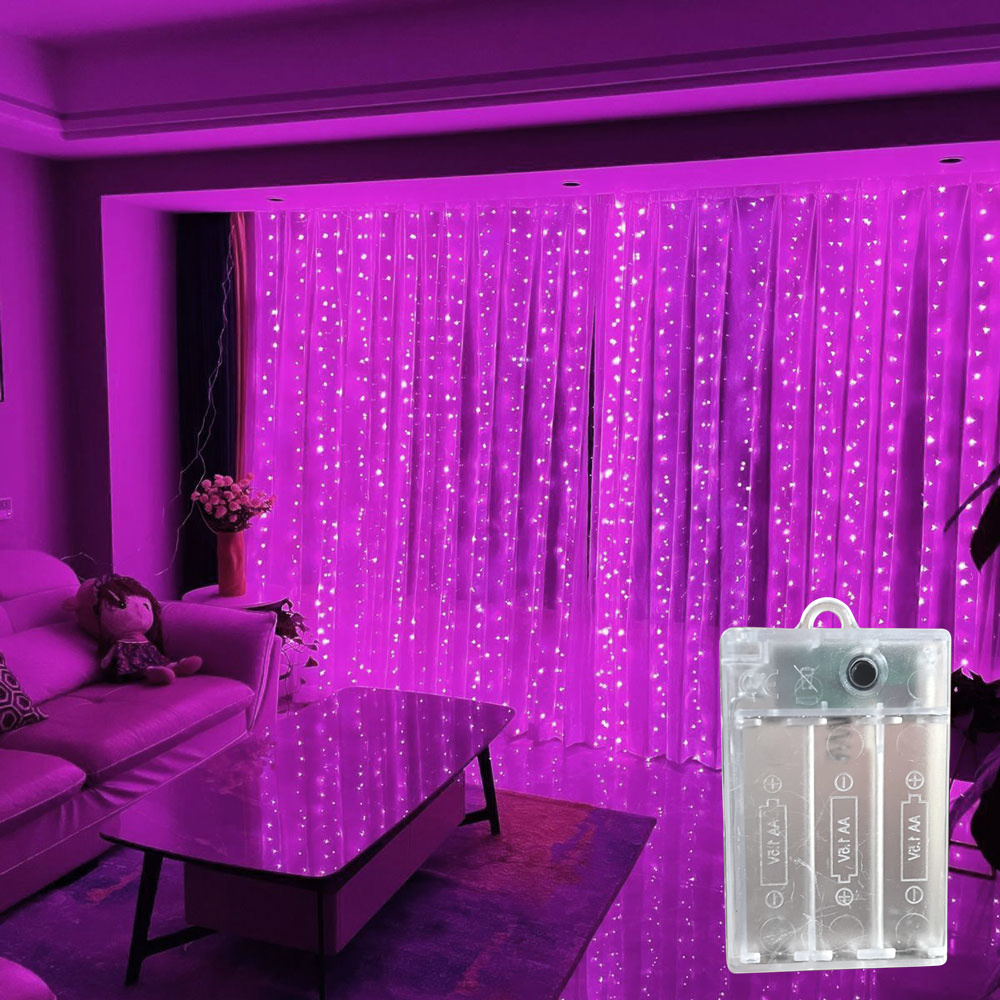 أضواء ستائر LED بـ 8 أوضاع، أض - مراجعة Led Fairy String Lights وسعره